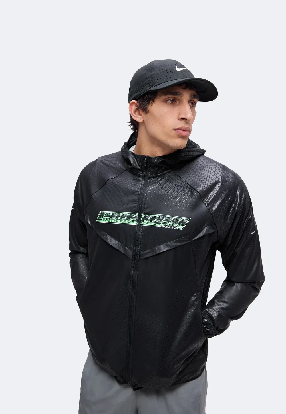 Stride - ветровка Nike Performance, Black — фото 4
