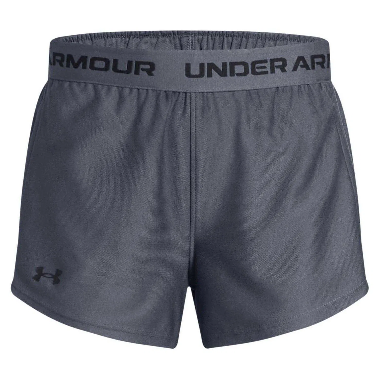 Детские шорты для девочек с принтом Play Up Under Armour, Dark Grey