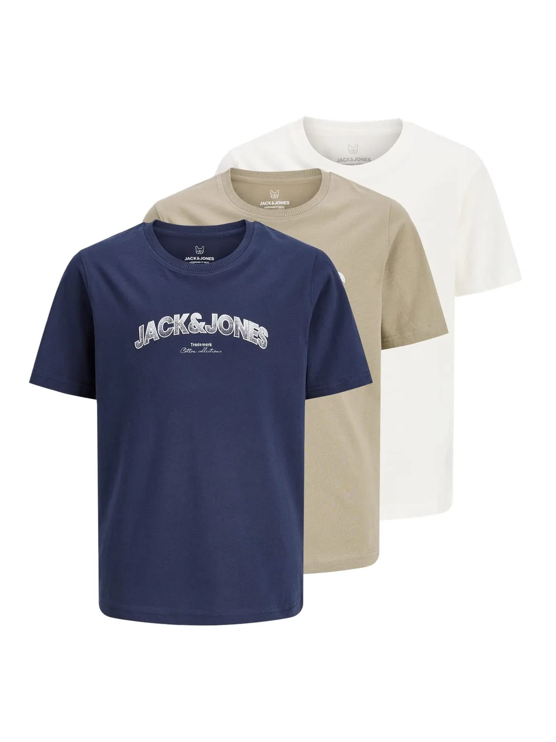 Комплект футболок с коротким рукавом Jjavery Jack & Jones Junior, белый