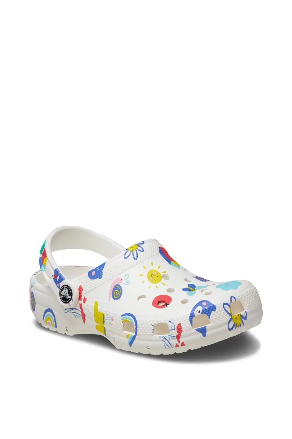 Детские классические сабо с графическим принтом Crocs, Multi