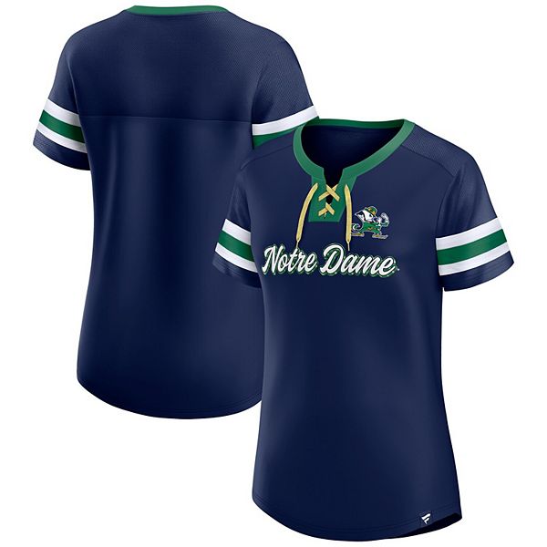 

Женская футболка Notre Dame Fighting Irish Iconic Athena Fanatics