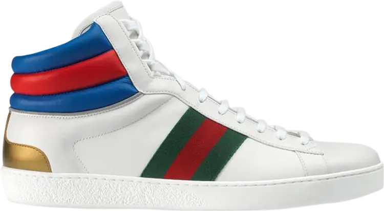 

Кроссовки Gucci Ace High Top White, белый