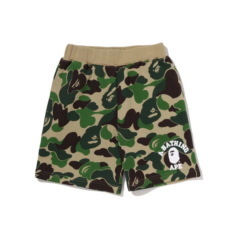 Детские шорты с принтом Pre School Shorts Moderate A BATHING APE, Green GRX