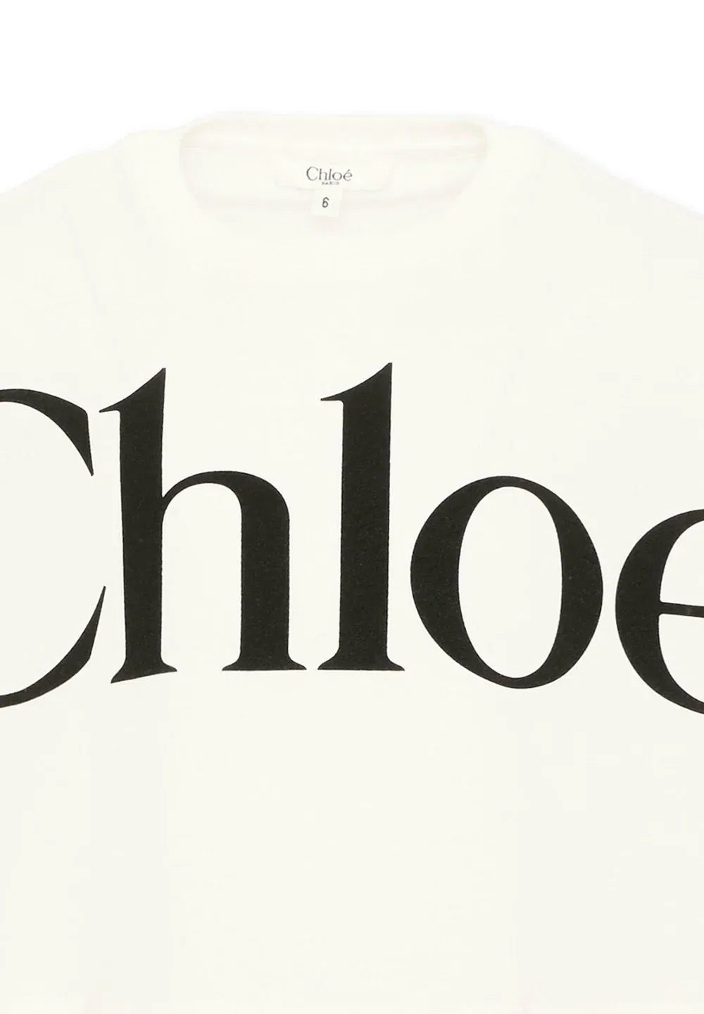 Футболка - футболка с принтом Chloé, Ivory — фото 3