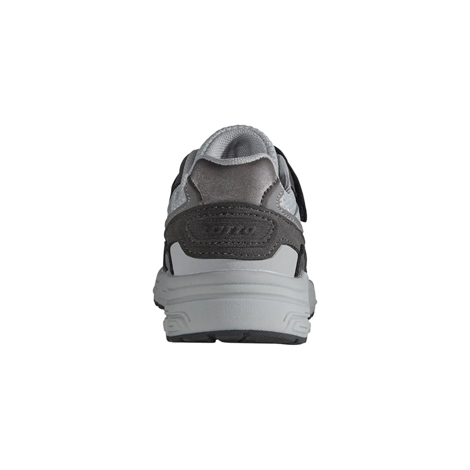 Детские спортивные кроссовки на шнуровке и липучке Lotto, Grey-Lt.Grey — фото 4