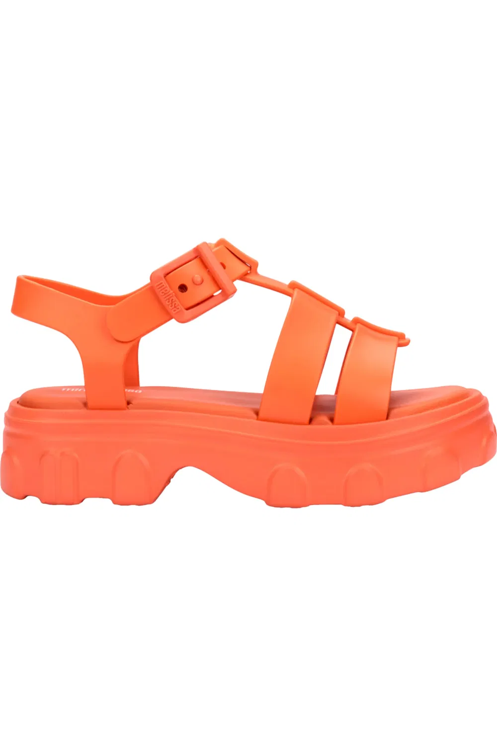 Детские сандалии платформа ароматизированные Ella Mini Melissa, Orange — фото 2
