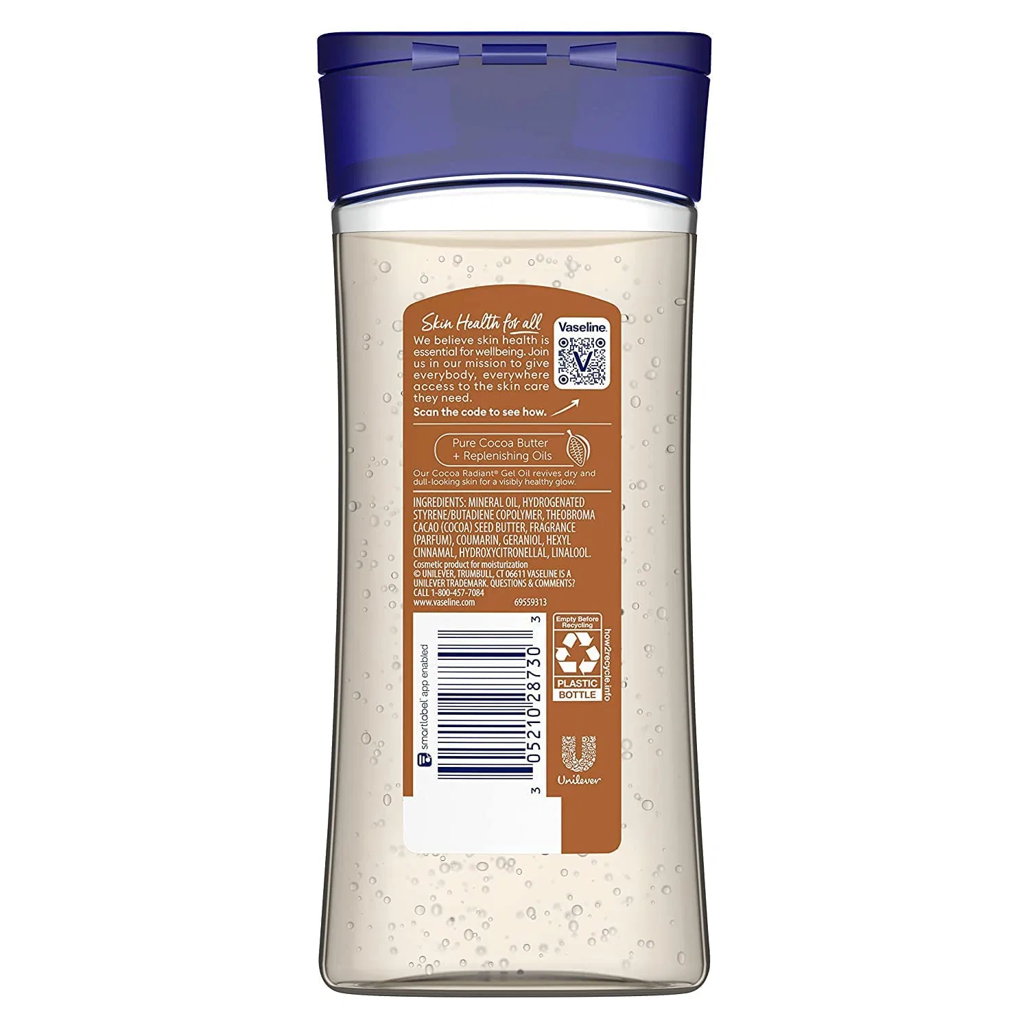 Гель-масло для тела Cocoa Radiant, Vaseline, 6 упаковок по 200 мл, Какао — фото 2