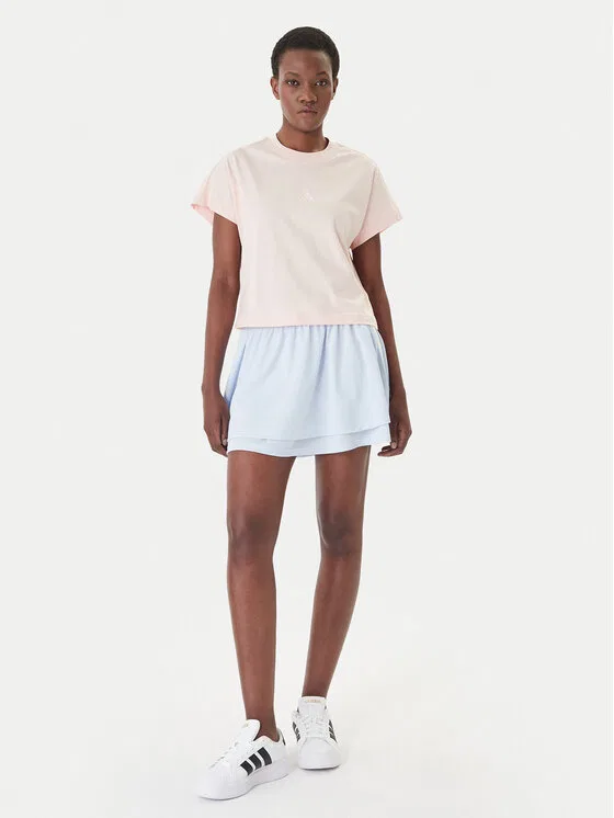 Футболка regular fit Adidas, розовый — фото 2