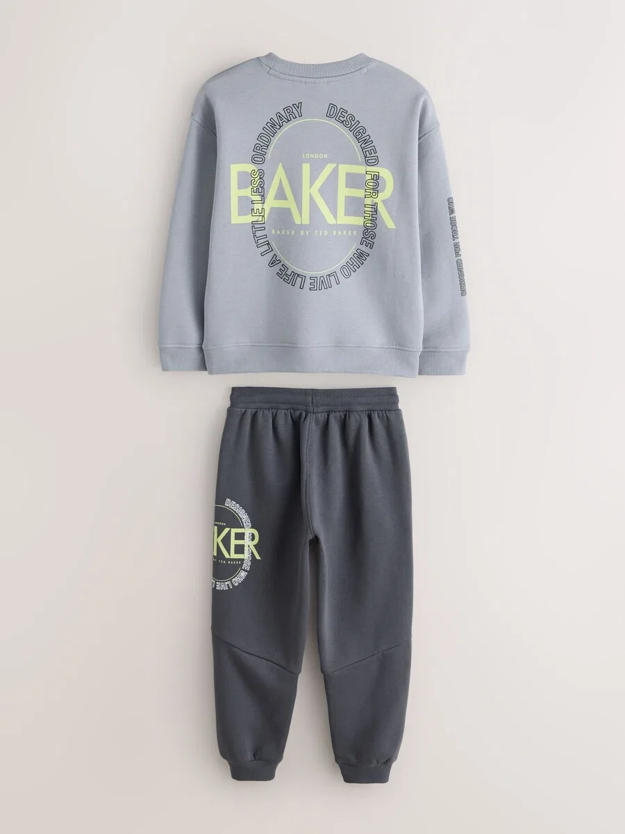 Спортивный костюм Baker by Ted Baker серого и темно-серого цвета — фото 2