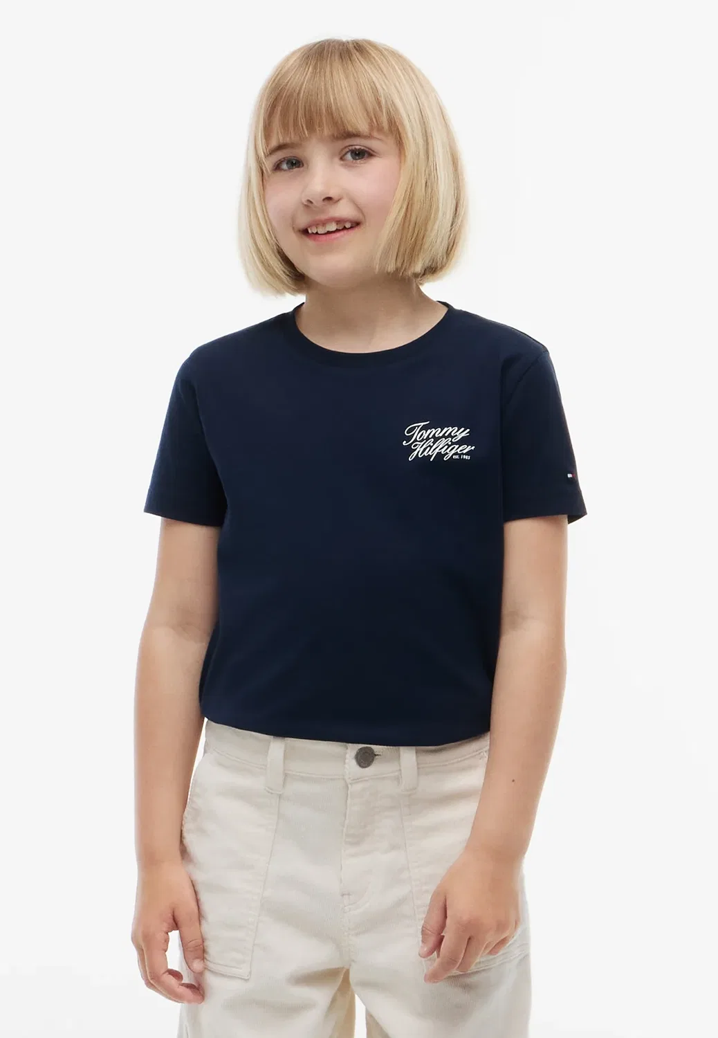 Футболка с надписью - базовая футболка Tommy Hilfiger, Dark Blue