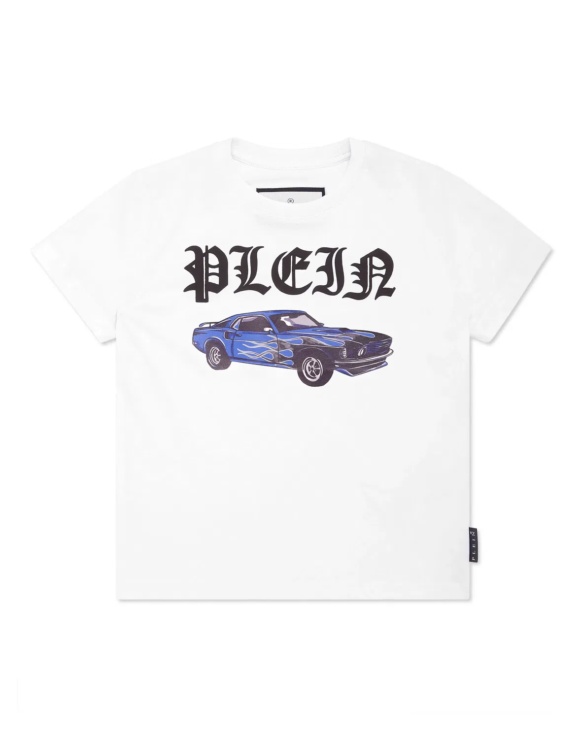 Детская футболка для мальчиков с принтом гоночных машин Cars Racing PHILIPP PLEIN, White