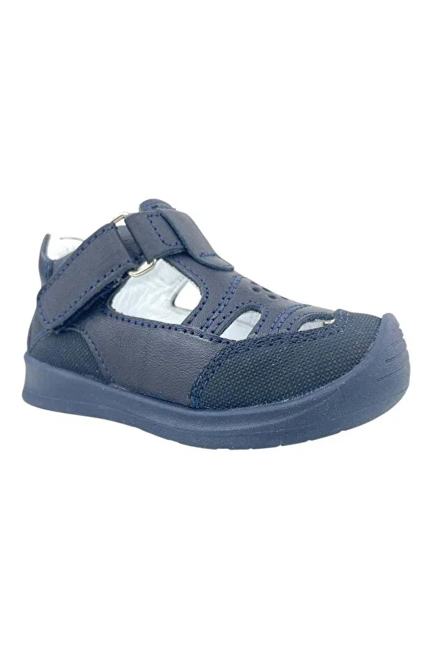 Детские туфли для девочек с коротким каблуком Lyon Nubebe, Navy Blue — фото 2