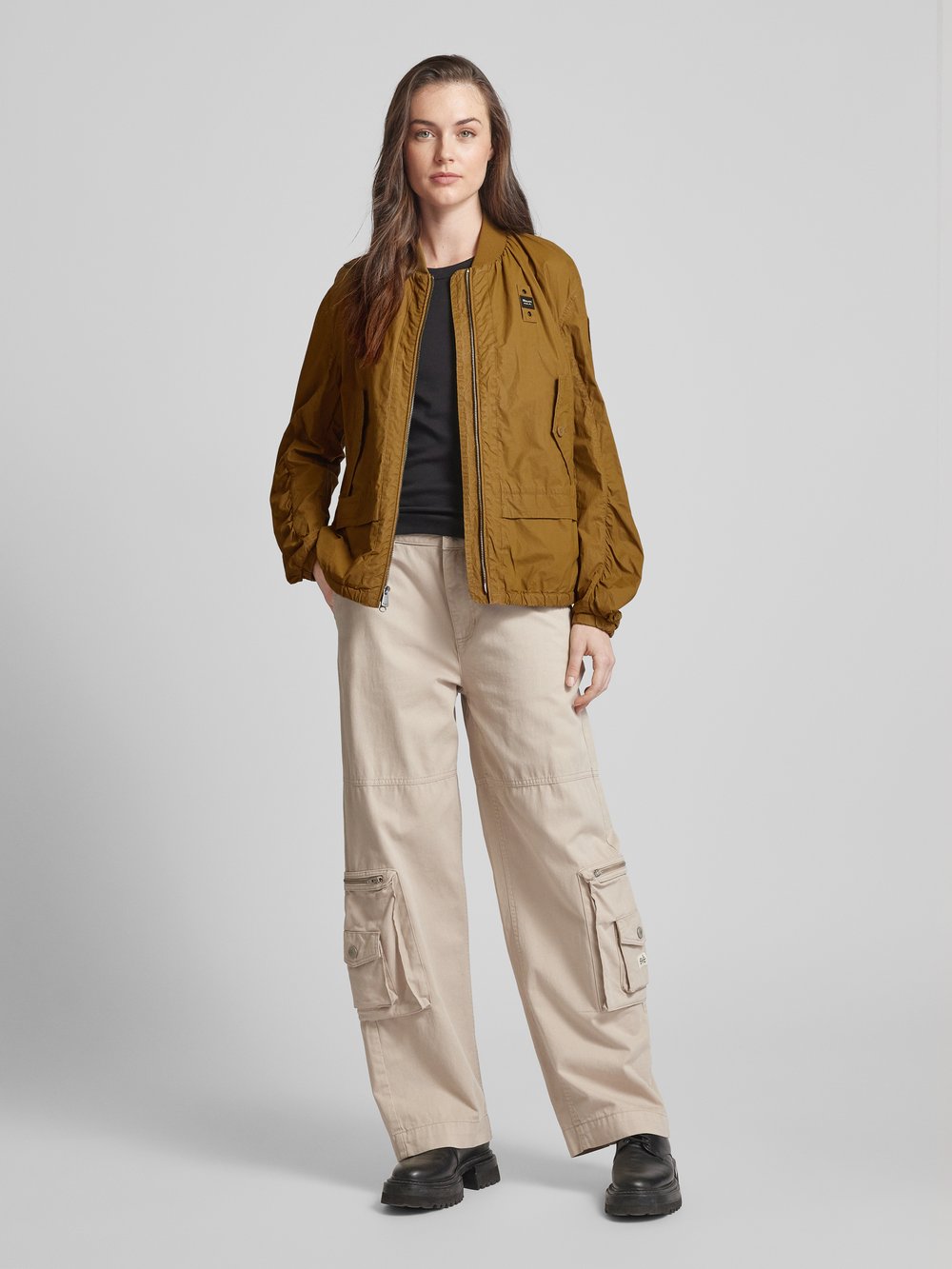 

Куртка с этикеткой Blauer Usa, хаки