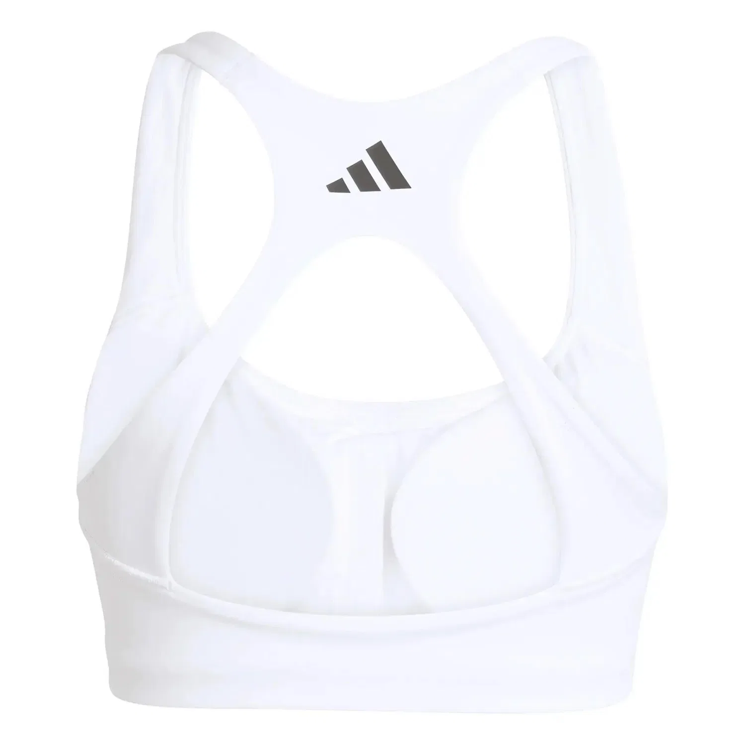 Женский спортивный бюстгальтер с 3 полосками Optime Workout, Adidas, Weiß Schwarz — фото 2