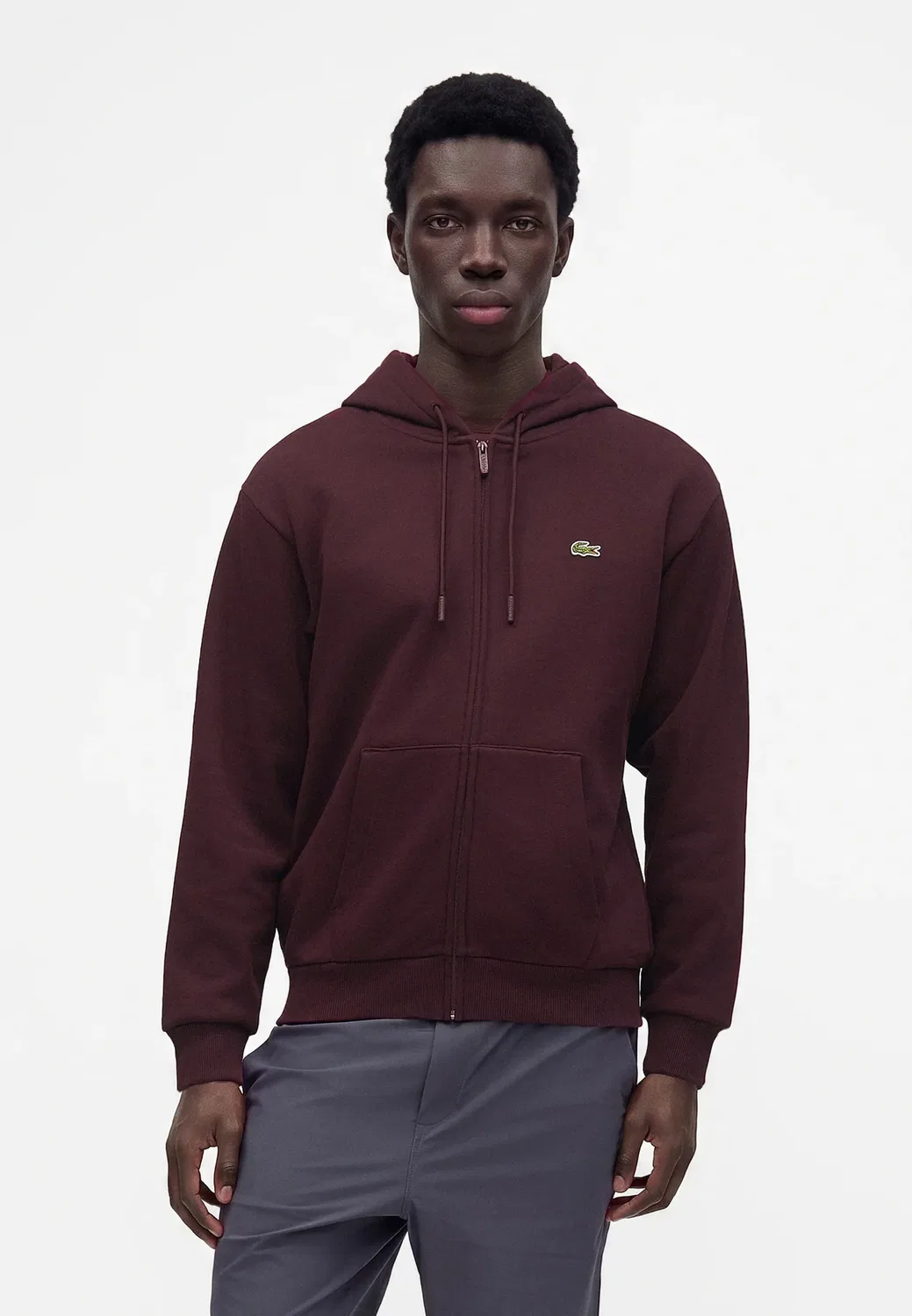 Унисекс - толстовка на молнии Lacoste, Oxalis — фото 2