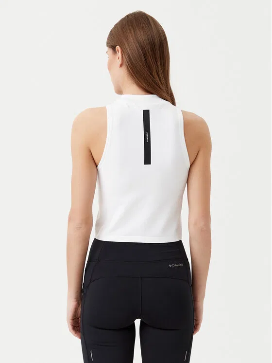 Топ slim fit Adidas, белый — фото 3