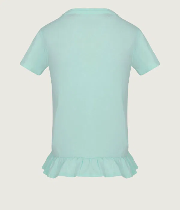 Детская футболка для девочек хлопковая Regular Fit T-Shirt Guess, Menta — фото 2
