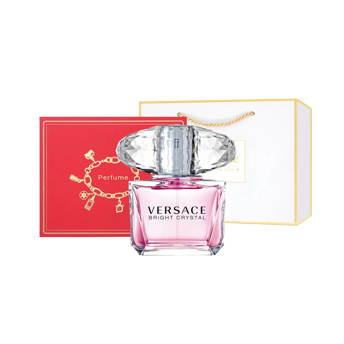 Женский парфюмерный набор VERSACE Crystal Diamond, 90 мл, Pink Diamond