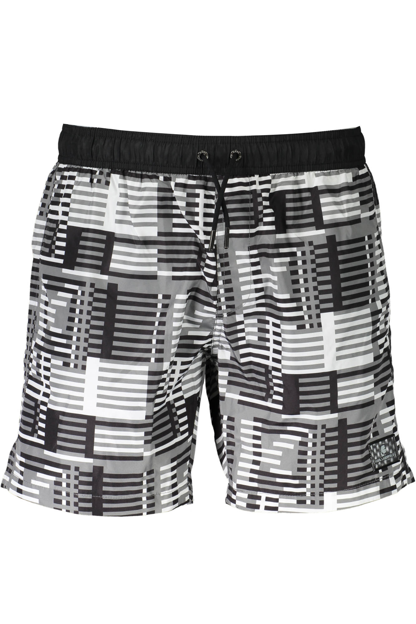

Мужские шорты Karl Lagerfeld Beachwear пляжные с контрастным принтом, черный