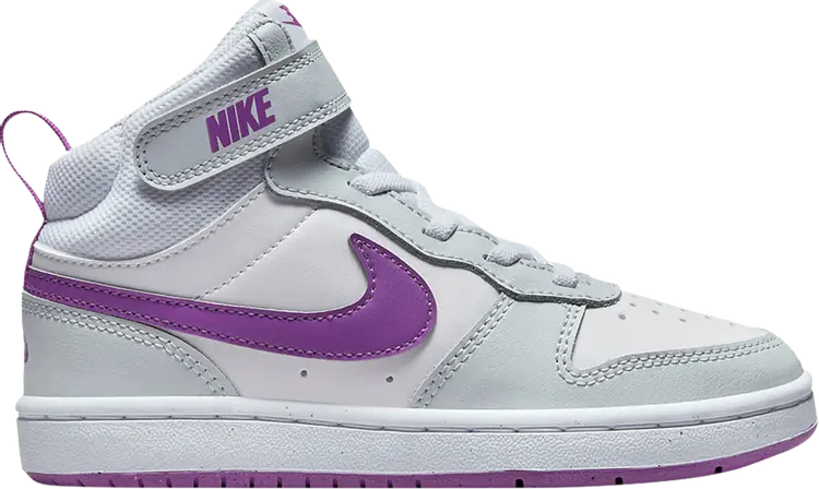 

Кроссовки Nike Court Borough Mid 2 PS 'Pure Platinum Vivid Purple', серый