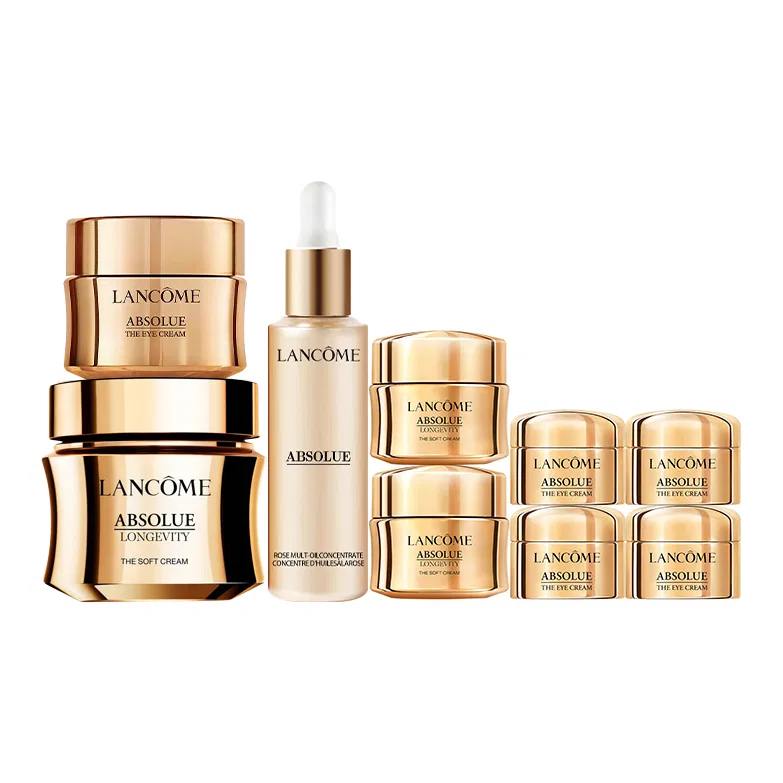 Набор косметики для ухода с эффектом против морщин и лифтинга, 9 предметов, LANCOME