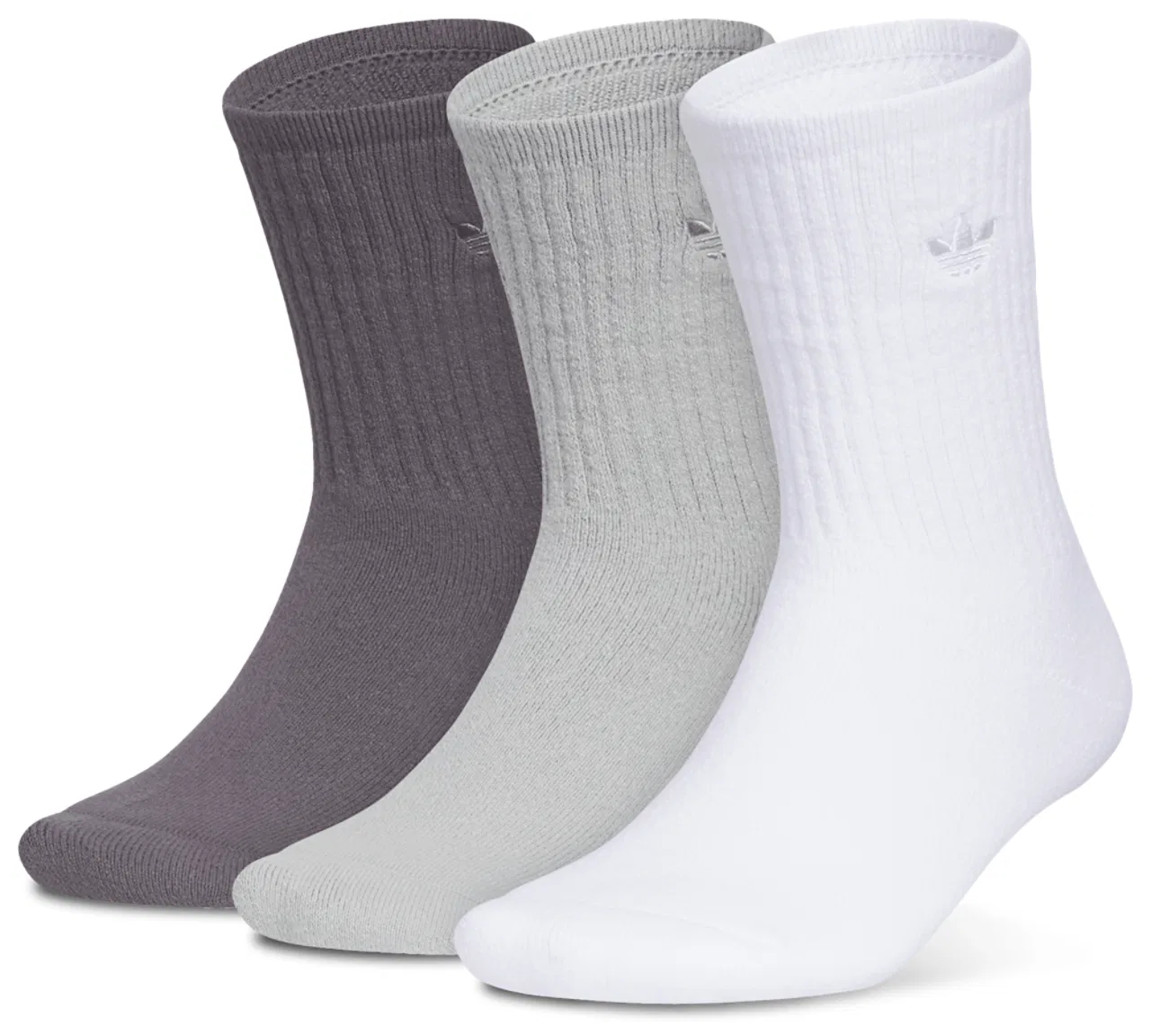 Носки мужские Comfort Crew 3pk Adidas, цвет White/Strata Grey