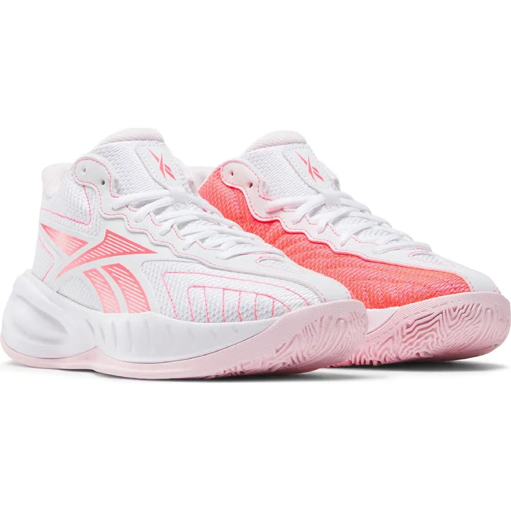 Детские баскетбольные кроссовки Reebok, White/Pink/Berry