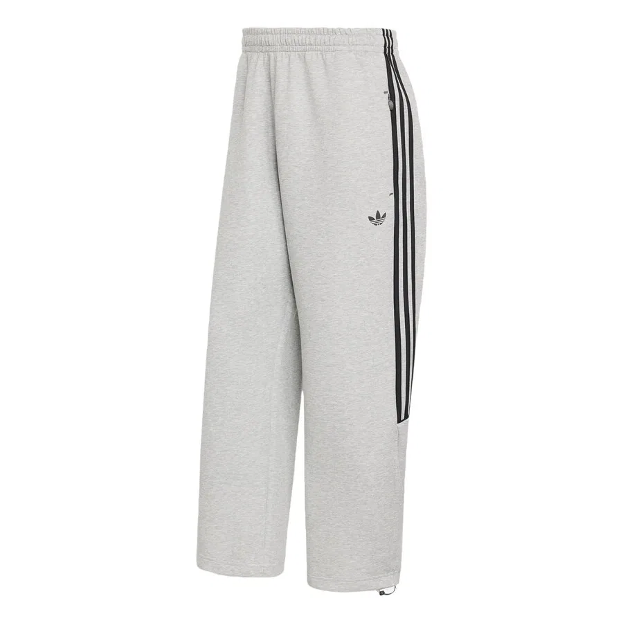 Брюки ADIDAS ORIGINALS свободного кроя 'Teamgeist 26' в серо-пятнистом цвете