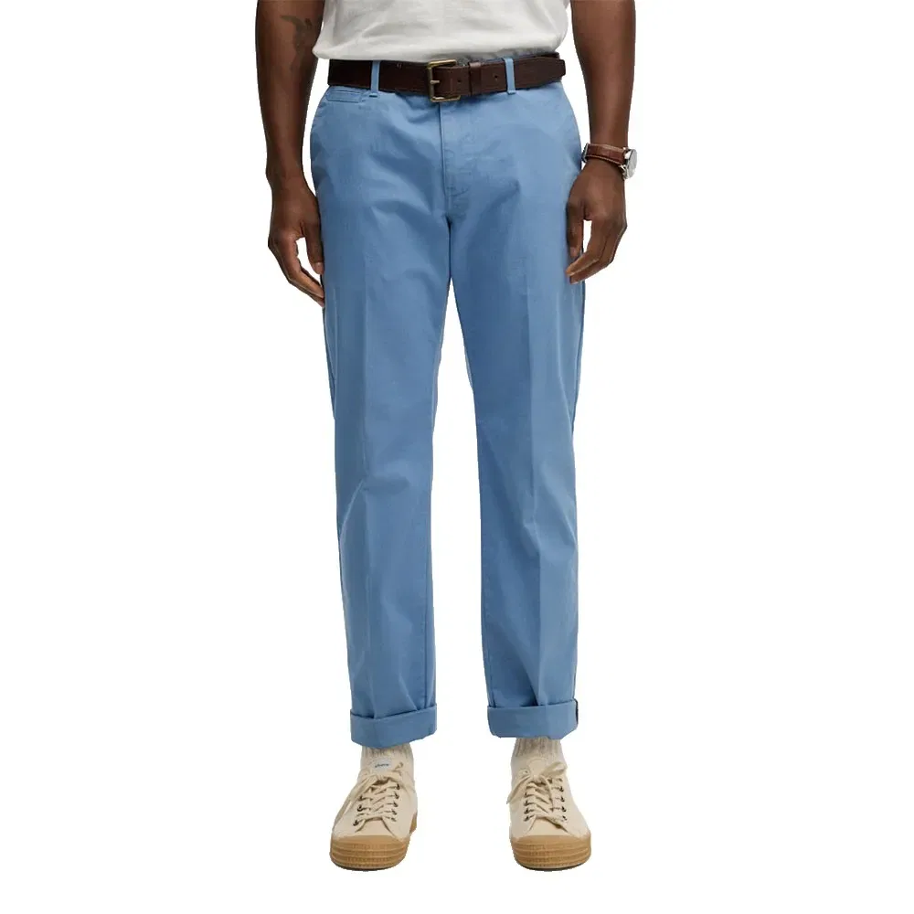 Мужские хлопковые брюки чинос Superdry Premium Regular Fit, Blue
