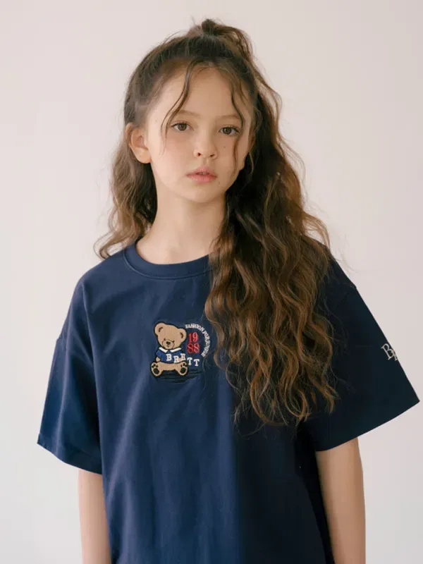 Футболка с вышивкой Brett Bear Brettailor, Navy