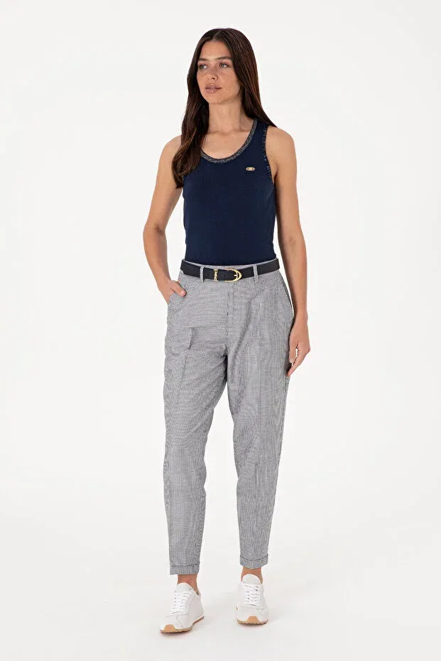 Женская футболка без рукавов U.S. Polo Assn., Navy Blue — фото 4
