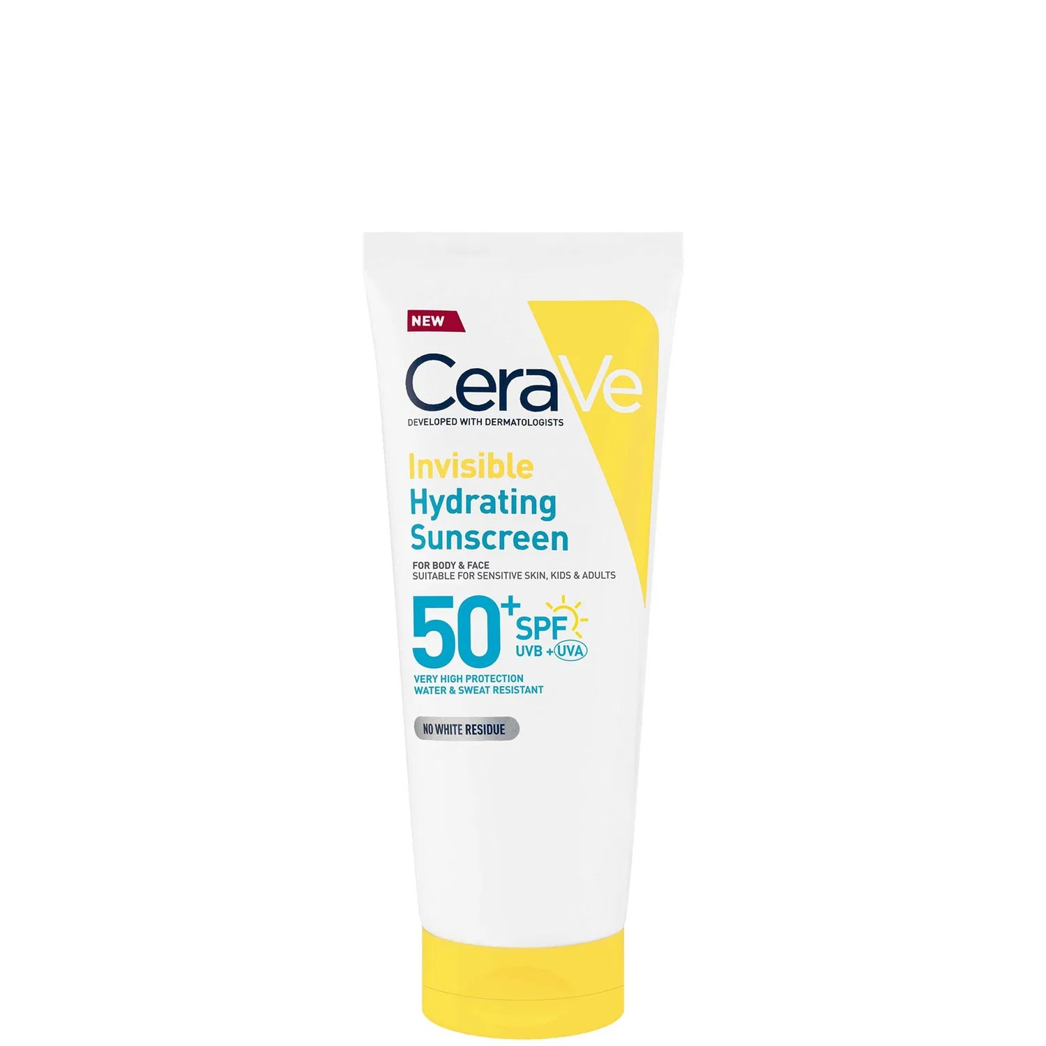 Солнцезащитный крем Invisible Hydrating Sunscreen SPF 50, 75 мл, CeraVe