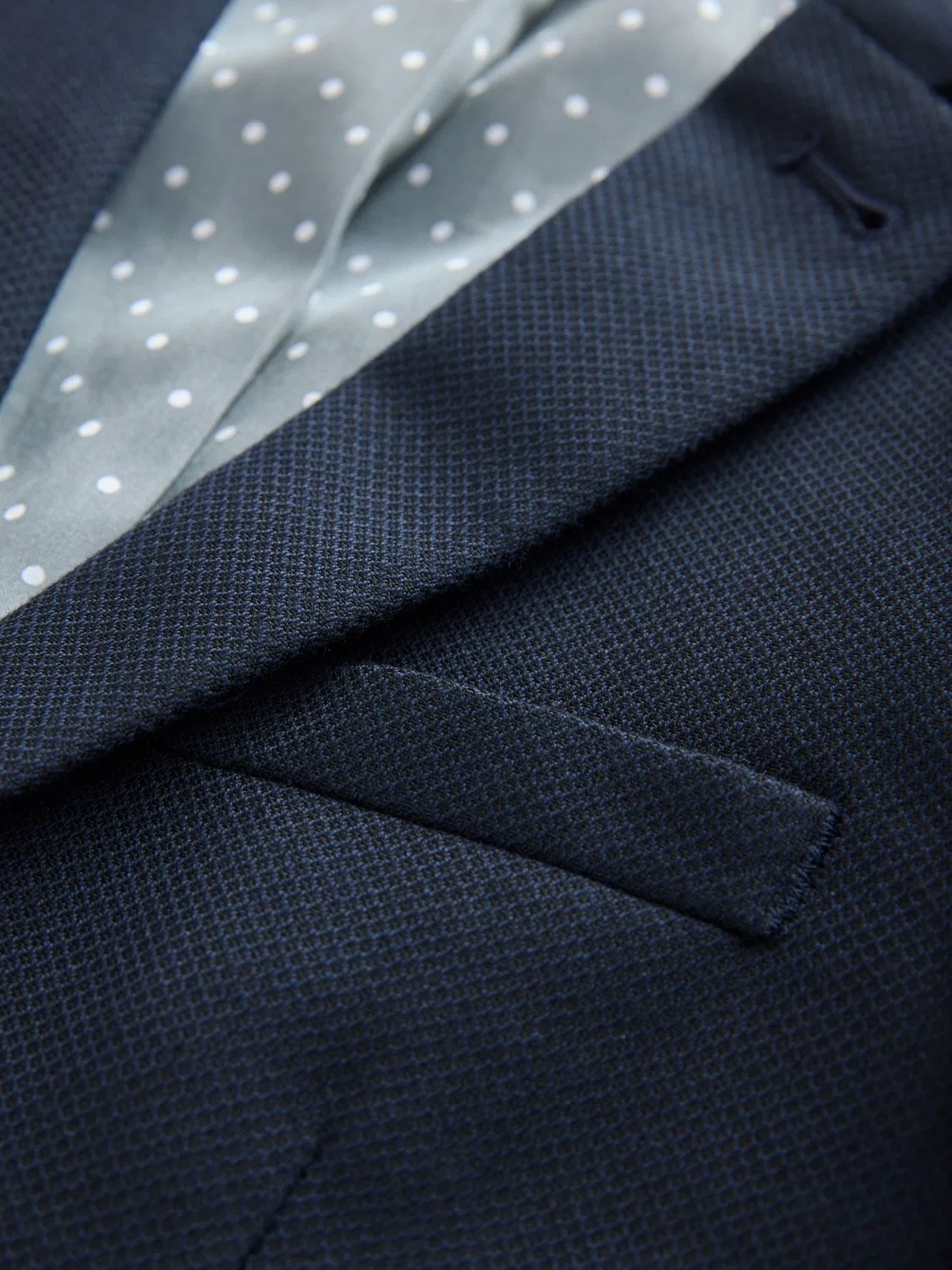 Пиджак классический Navy Suit Jacket Next, темно-синий — фото 3
