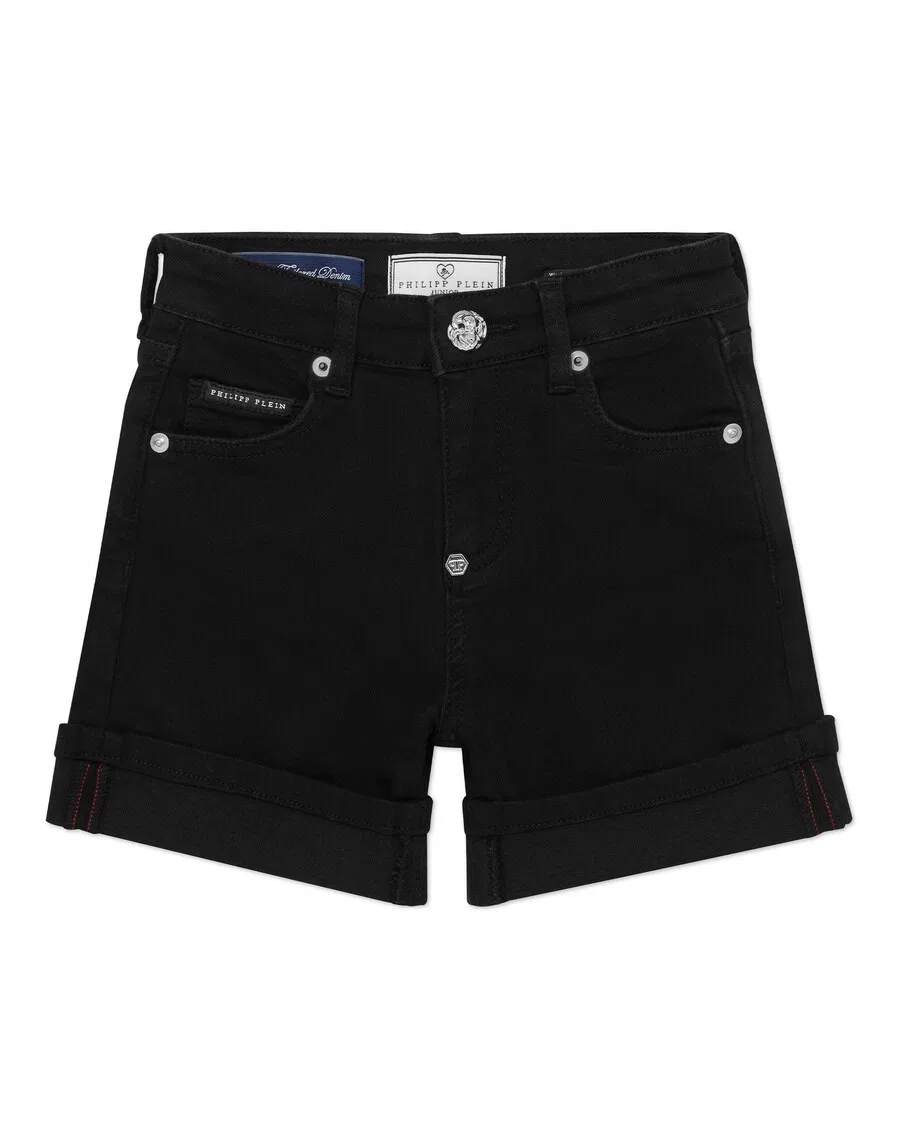 Джинсы Philipp Plein Regular из черного денима