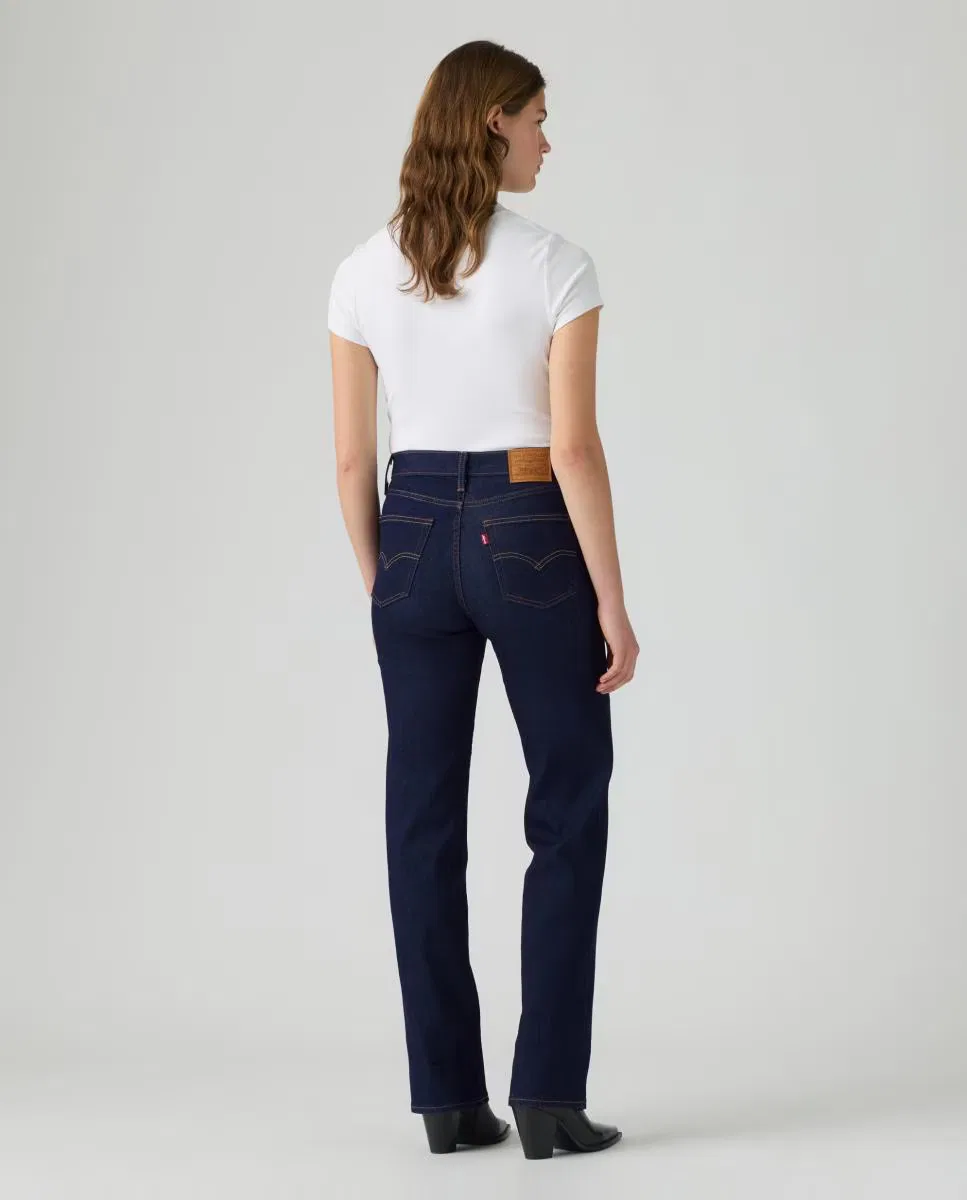 Женское прямые джинсы, Vaquero Recto 723 High Rise Straight Tiro Alto, Levi's, Azul índigo — фото 2