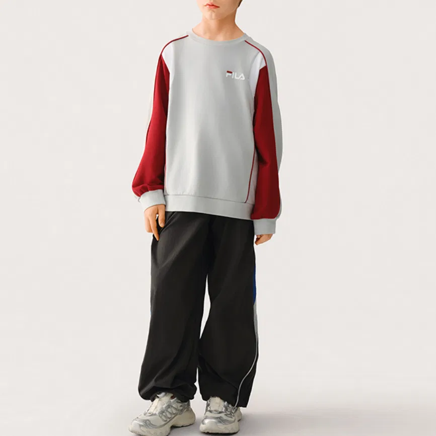 Детский свитшот с круглым вырезом Rosemary Gray FILA KIDS — фото 4