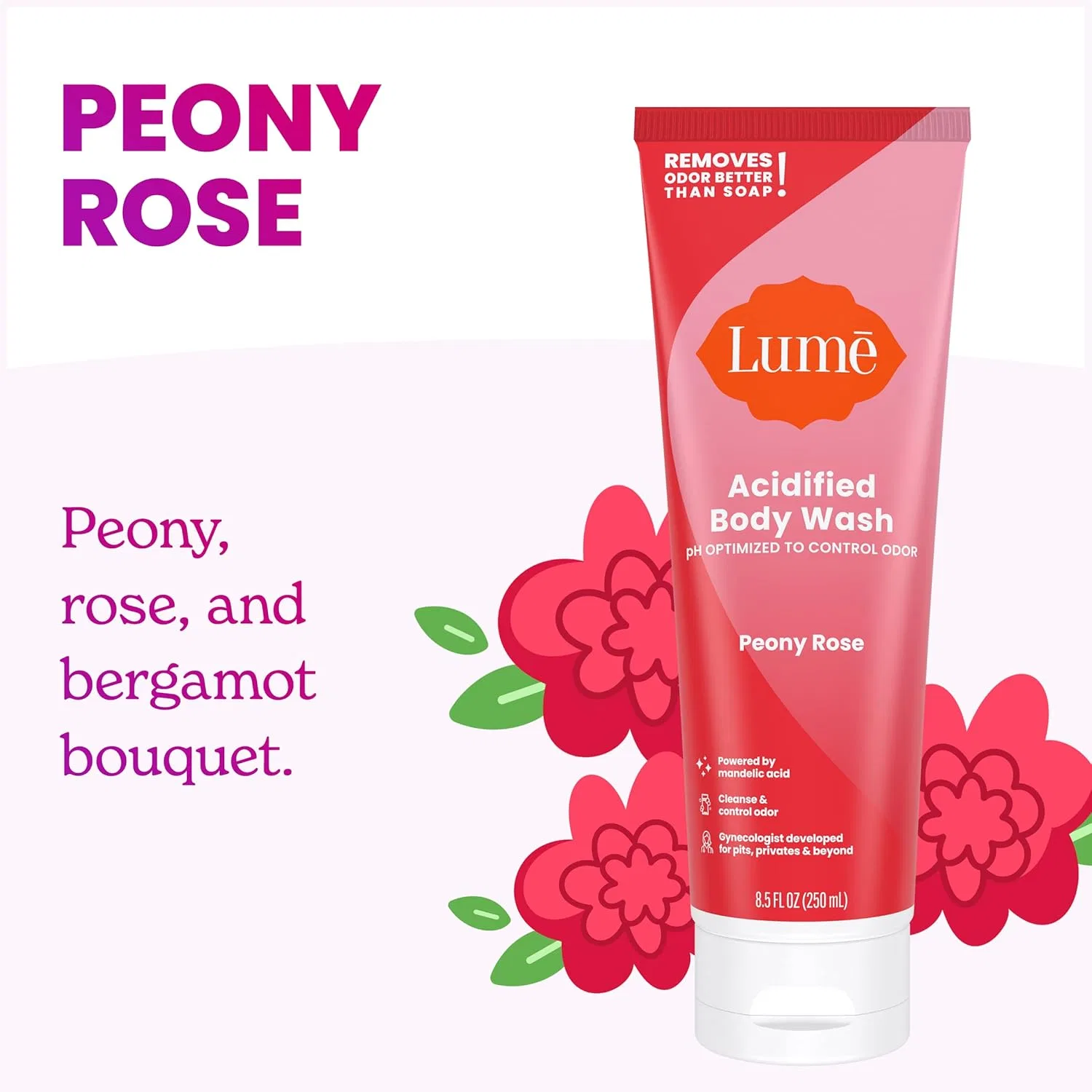 Гель для душа Lume Acidified Body Wash, 251 мл, Pink — фото 3