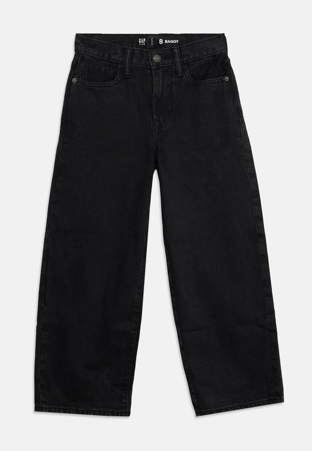 Свободные джинсы свободного кроя Gap, Black Wash — фото 3