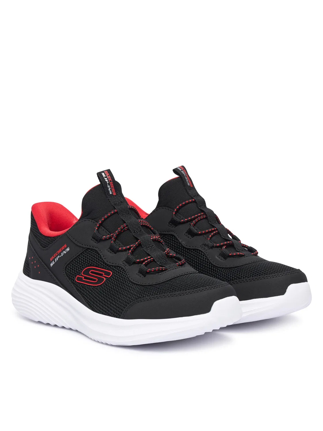 Кроссовки для мальчика Bounder Pro Slip-Ins Skechers, черный — фото 2
