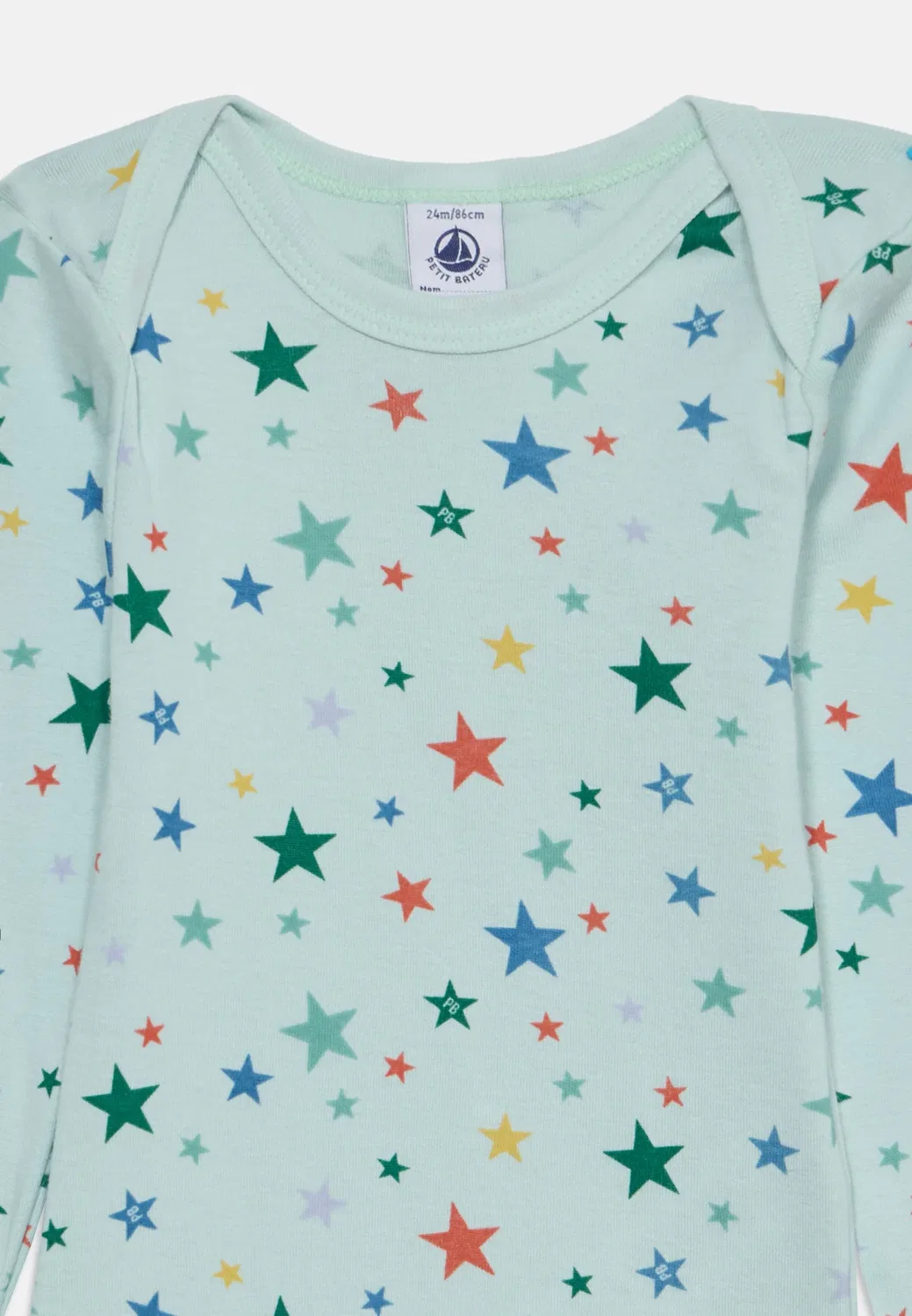 5 кубиков пресса - боди Petit Bateau, Multi-Coloured — фото 4