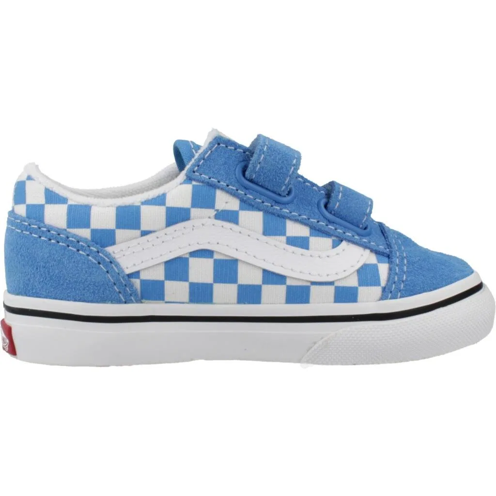 Детские кроссовки Vans Old Skool V, Цвет Blau — фото 4