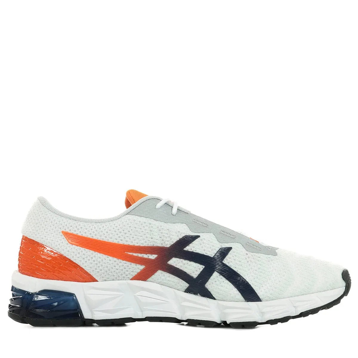 Детские кроссовки для девочек с принтом ASICS, White Blue Orange 103 — фото 4