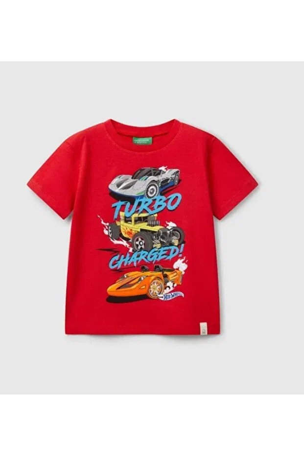 Детская футболка для мальчиков с коротким рукавом Benetton, Red United Colors Of Benetton