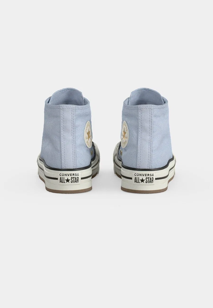 Кроссовки CONVERSE 'CTAS LIFT HI' фиолетового цвета — фото 3