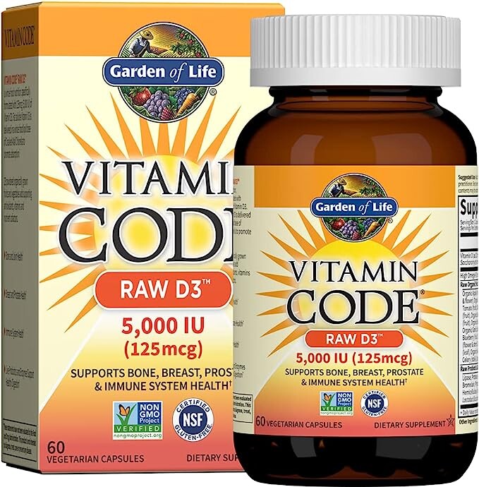 

Витамин D Garden of Life, витамин D 5000 МЕ, 60 капсул