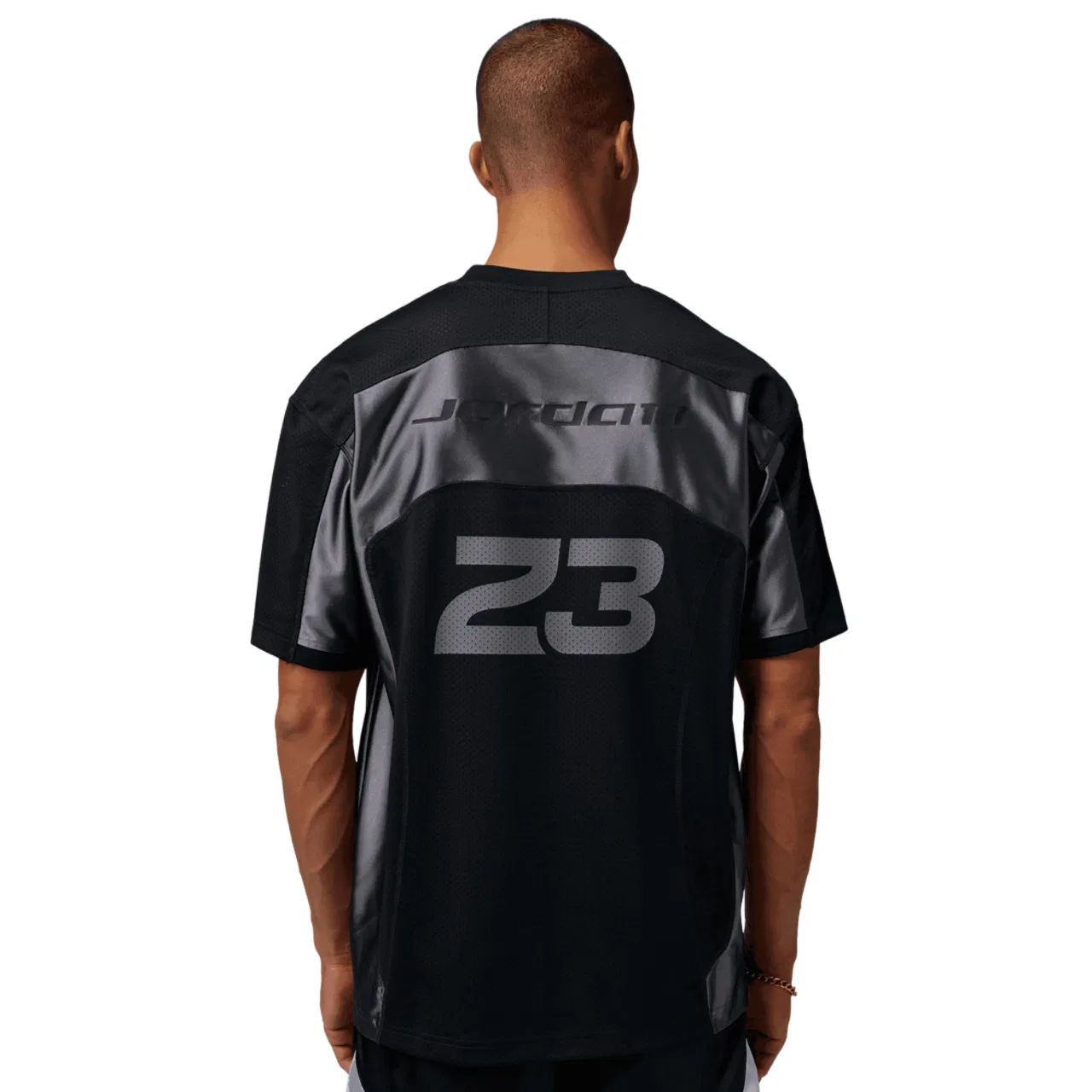 Футболка мужская Flight Jersey Short Sleeve Top Jordan, черный/серый — фото 2