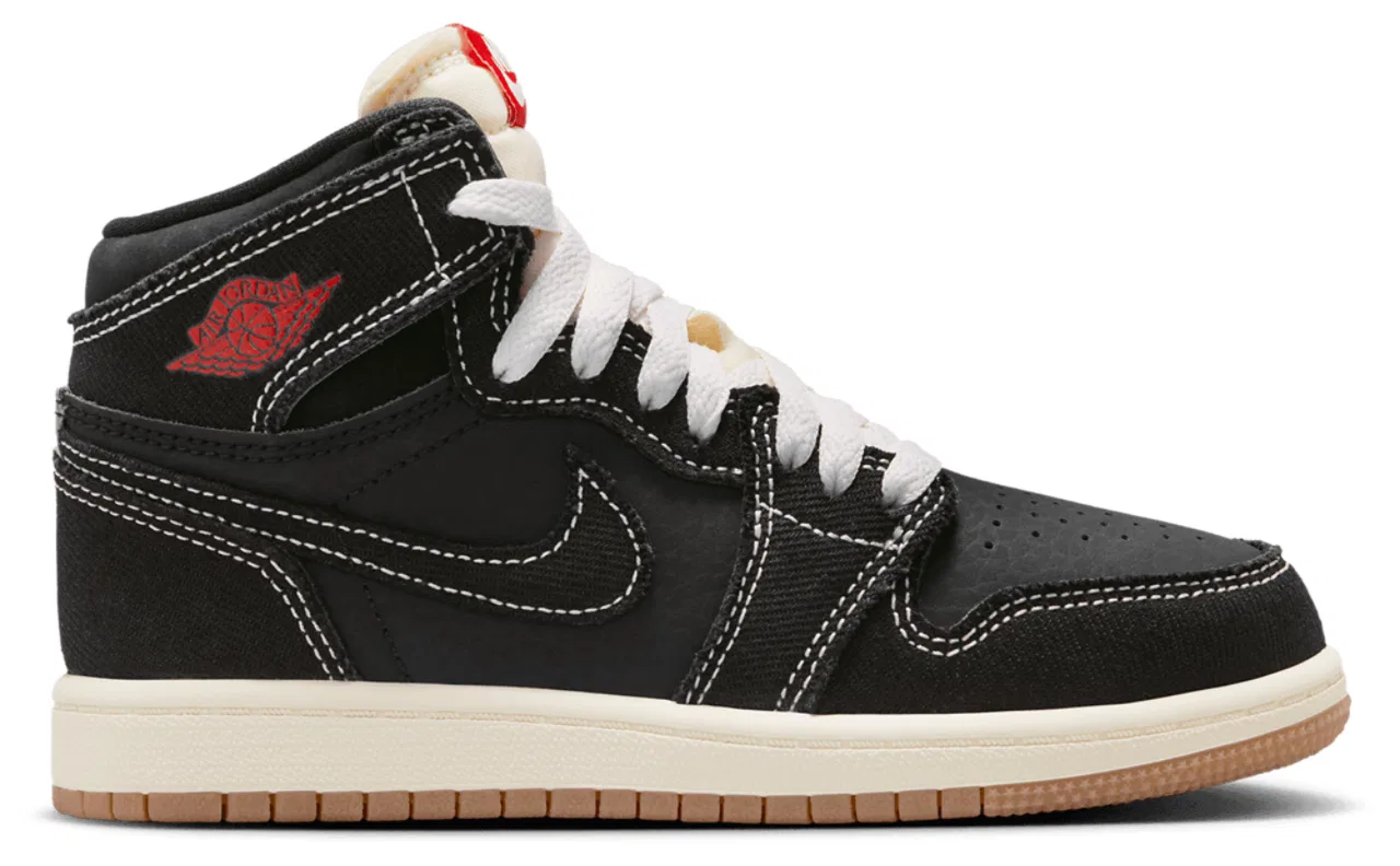 Кроссовки для мальчиков Jordan 1 Retro High OG FC, цвет Red/Sail/Black
