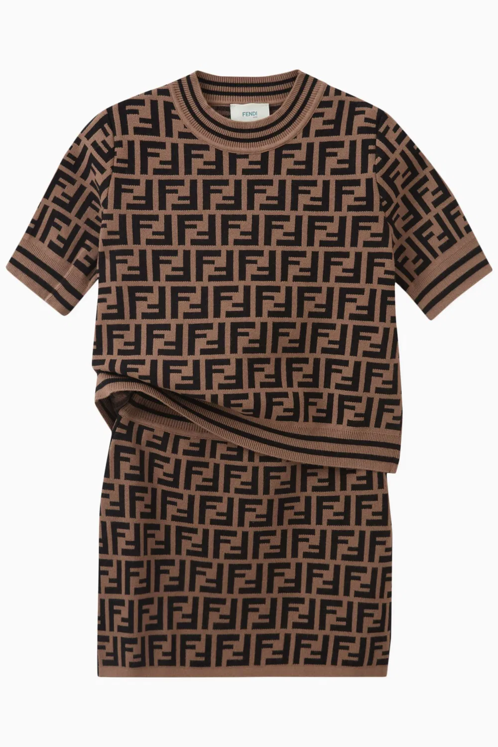 Топ вязаный из вискозной смеси FF Fendi — фото 2