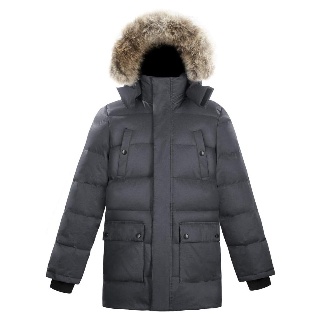 

Мужское зимние пальто Triple F.A.T. Goose Colburn, угольный