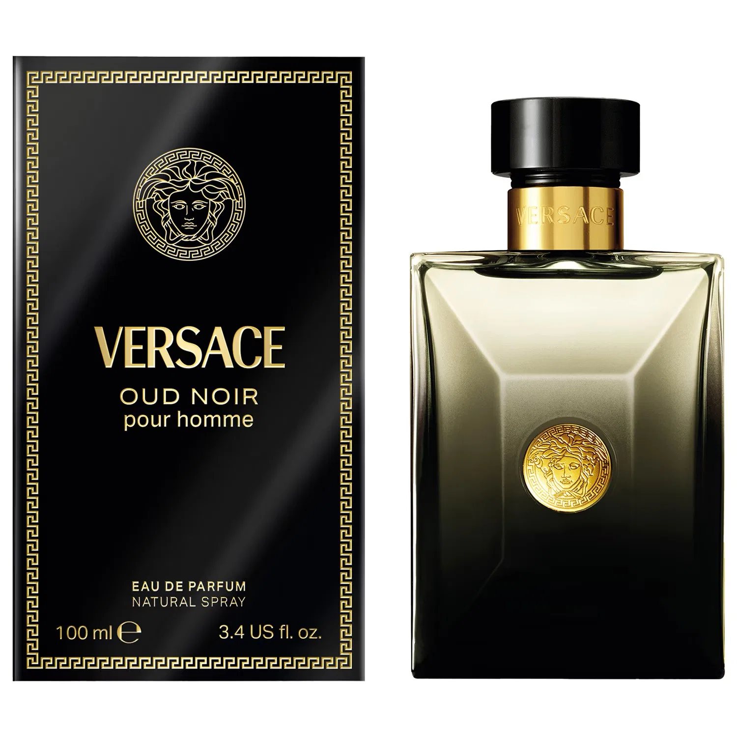 Парфюмерная вода VERSACE Pour Homme Oud Noir 100 мл, Черный — фото 3